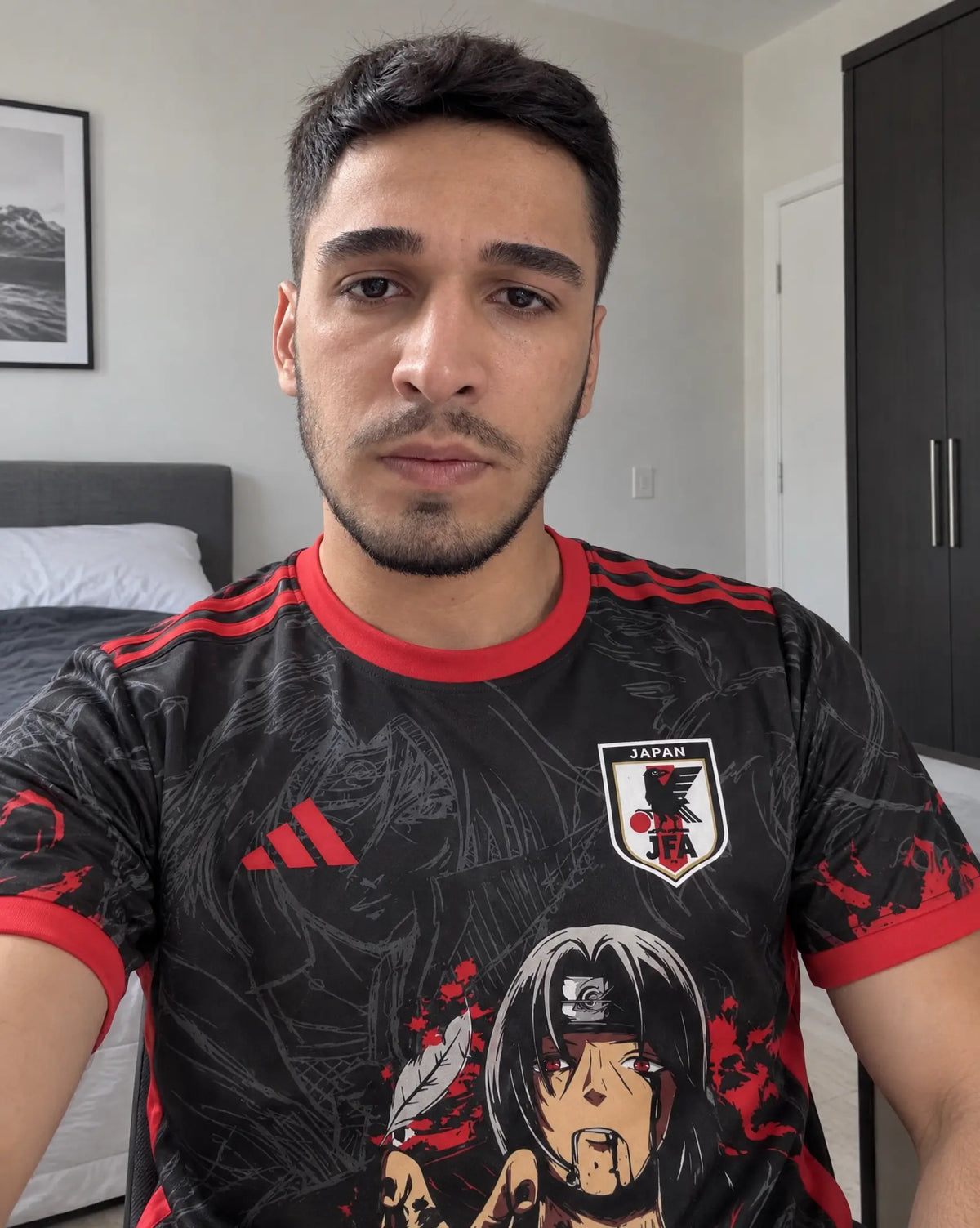 Tokyo Kits fan wearing an anime jersey