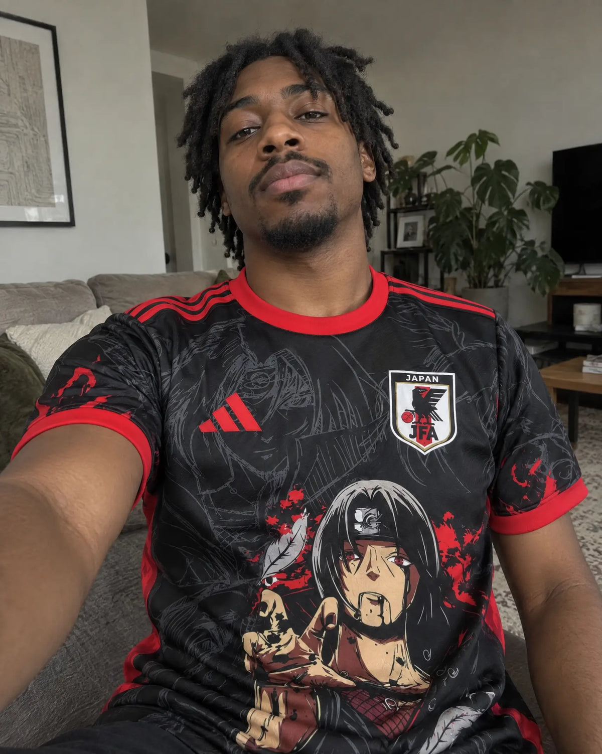 Tokyo Kits fan wearing an anime jersey