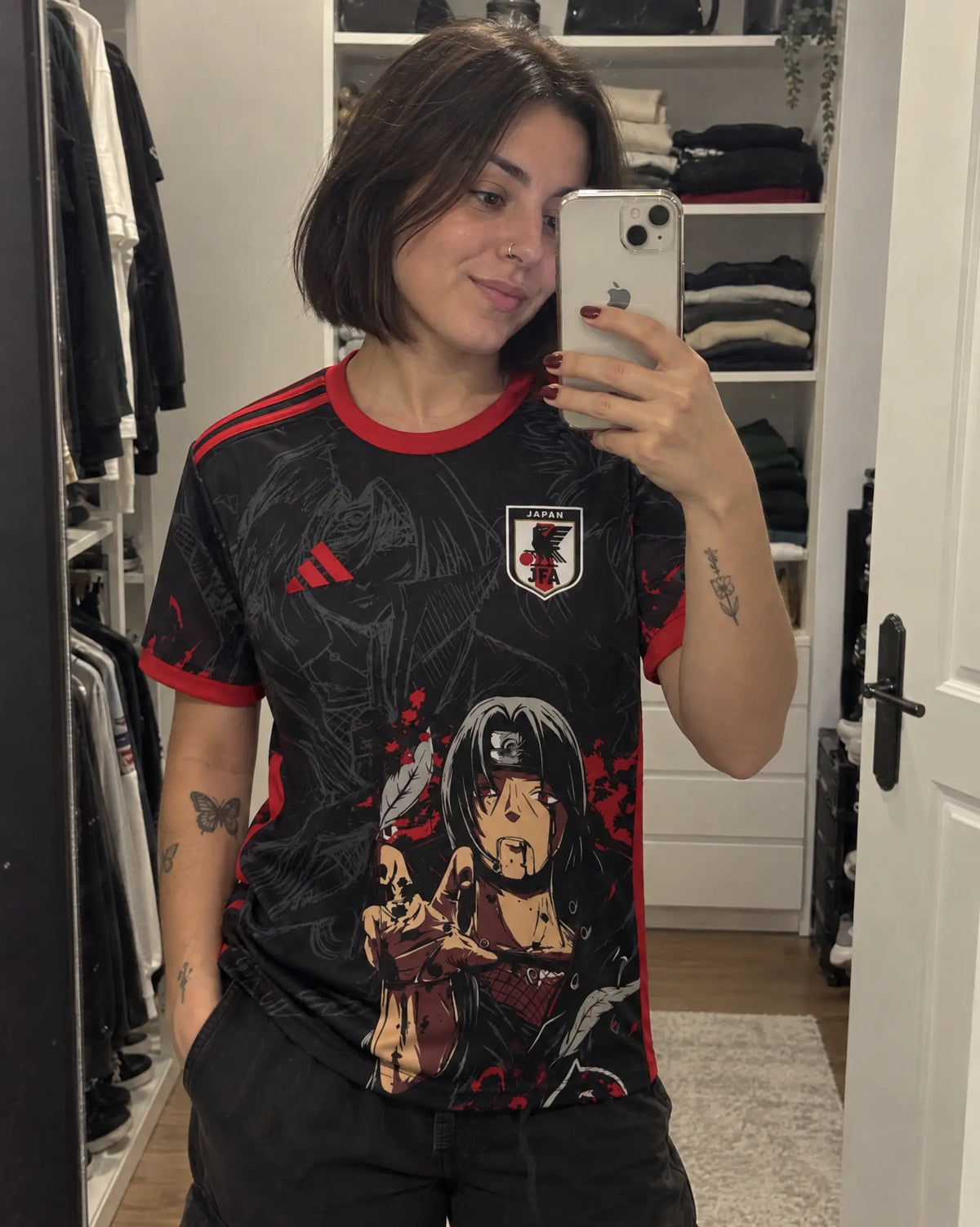 Tokyo Kits fan wearing an anime jersey