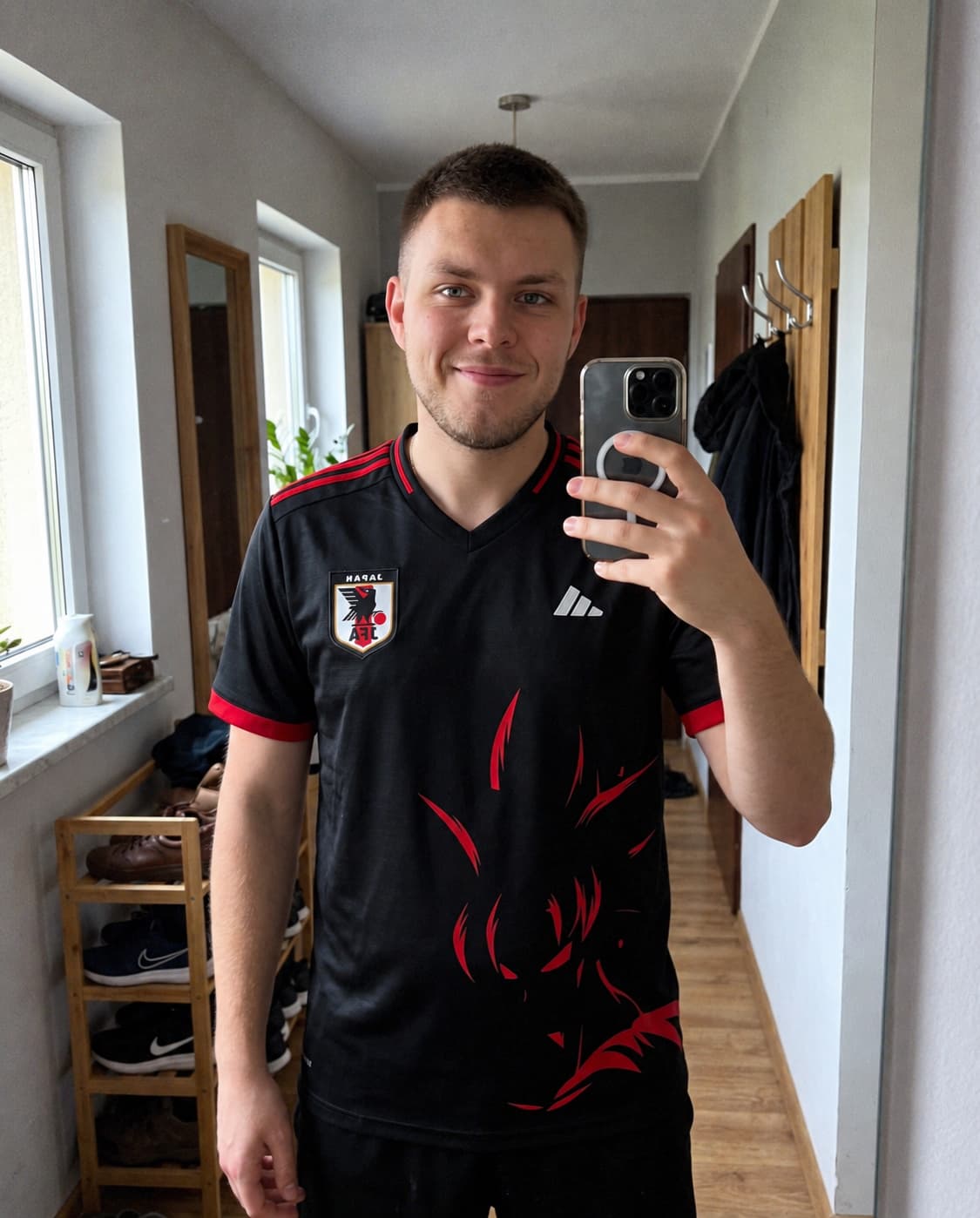 Tokyo Kits fan wearing an anime jersey