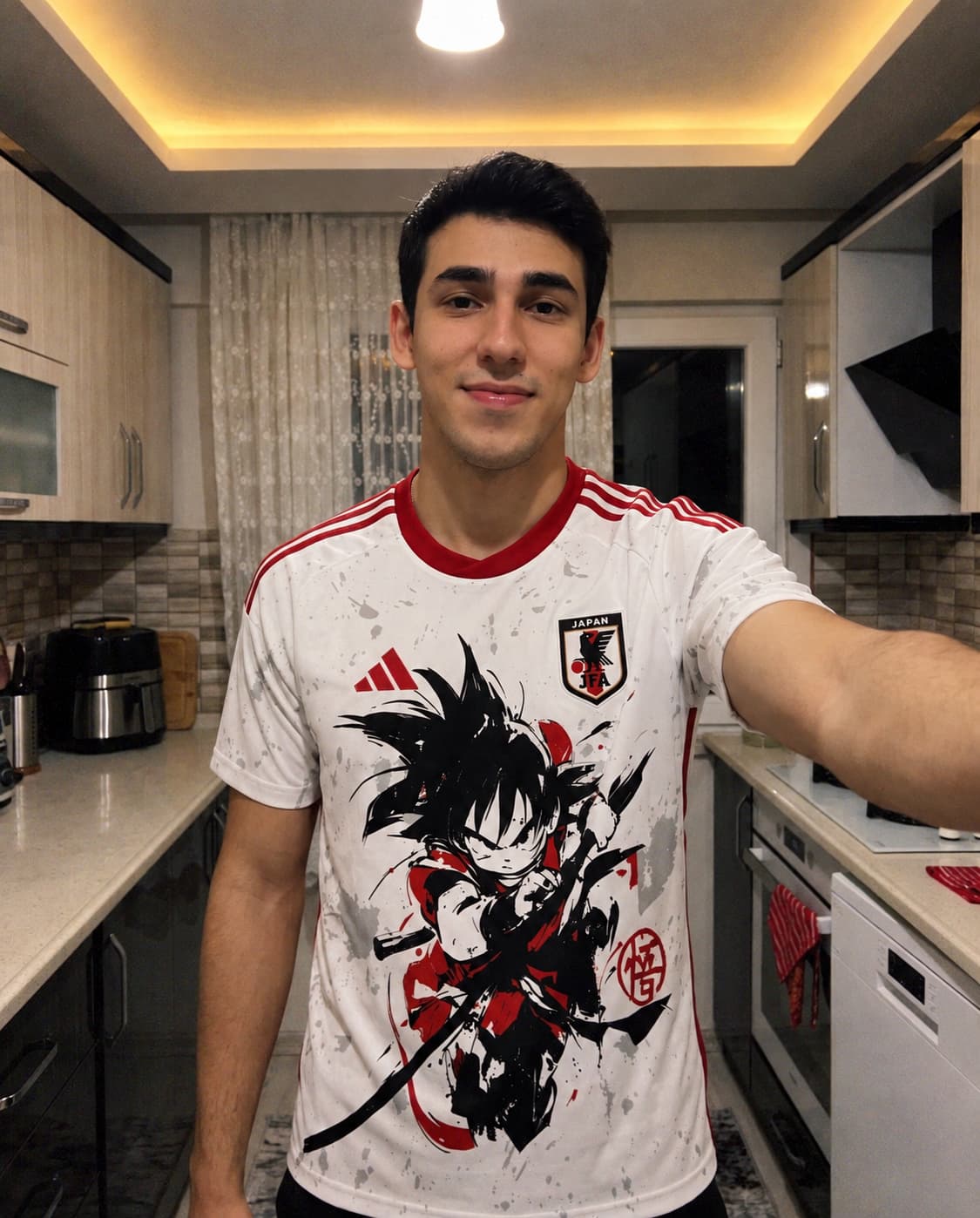 Tokyo Kits fan wearing an anime jersey