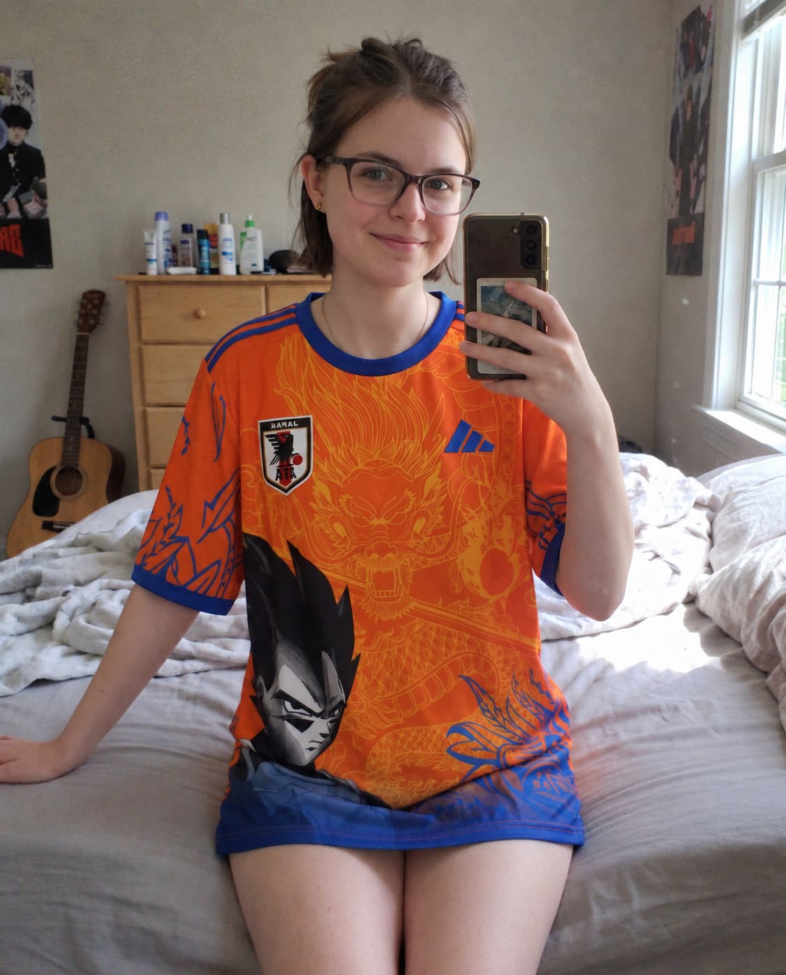 Tokyo Kits fan wearing an anime jersey
