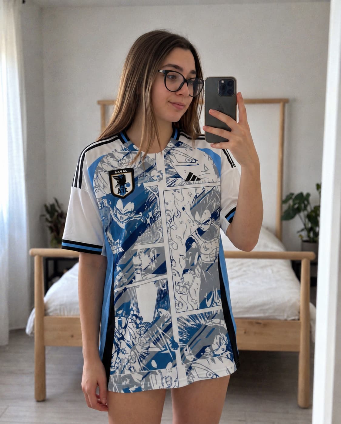 Tokyo Kits fan wearing an anime jersey