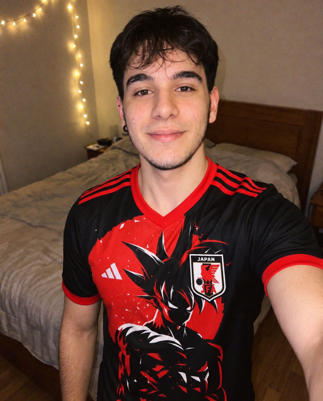 Tokyo Kits fan wearing an anime jersey