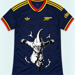 Arsenal Navy Kid Buu Dragon Ball Jersey — Front