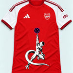 Arsenal Red Frieza Death Ball Dragon Ball Jersey — Front