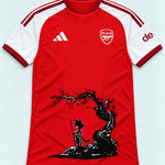 Arsenal Red Goku Sakura Dragon Ball Jersey — Front