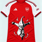 Arsenal Red Kid Buu Dragon Ball Jersey — Front
