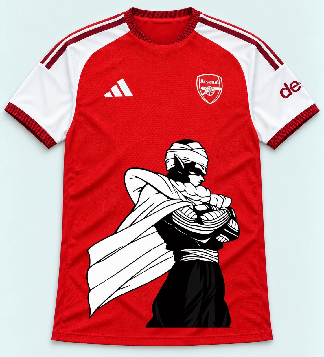 Arsenal Red Piccolo Cloak Dragon Ball Jersey — Front