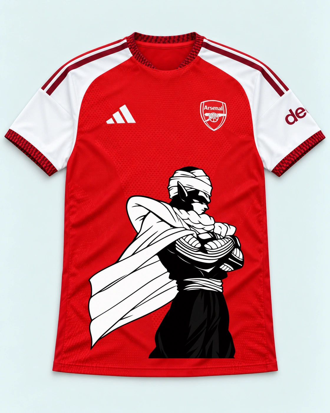 Arsenal Red Piccolo Cloak Dragon Ball Jersey — Front
