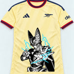 Arsenal Yellow Cell Dragon Ball Jersey — Front