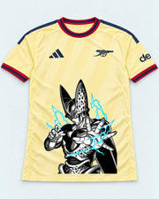 Arsenal Yellow Cell Dragon Ball Jersey — Front