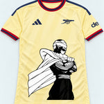 Arsenal Yellow Piccolo Cloak Dragon Ball Jersey — Front