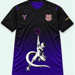 Barcelona Black Purple Frieza Death Ball Dragon Ball Jersey — Front