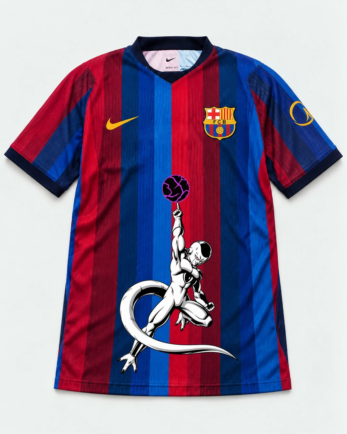 Barcelona Home Frieza Death Ball Dragon Ball Jersey — Front