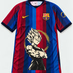 Barcelona Home Majin Vegeta Dragon Ball Jersey — Front