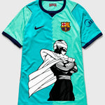 Barcelona Turquoise Piccolo Cloak Dragon Ball Jersey — Front