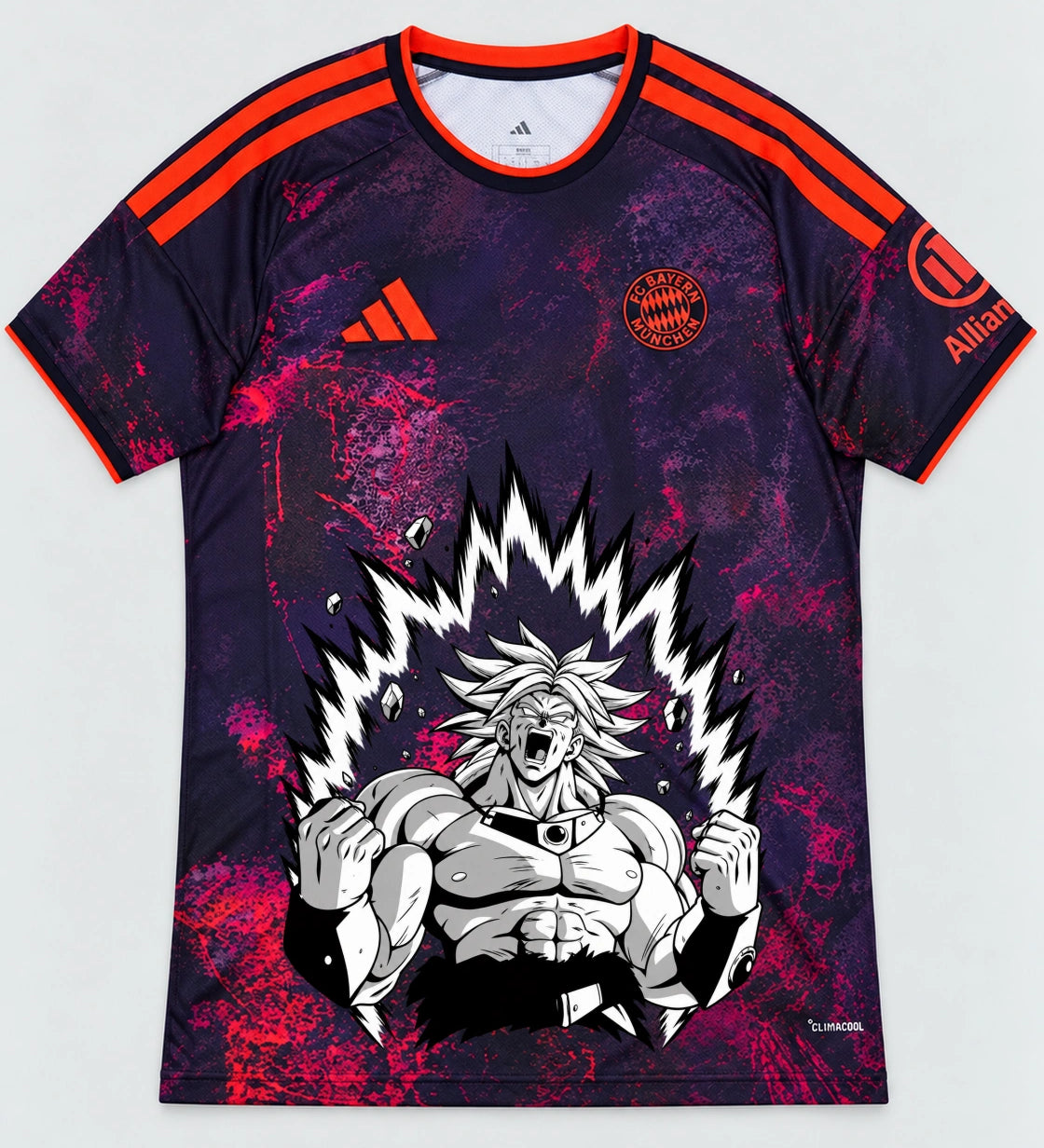 Bayern Munich Dark Broly Dragon Ball Jersey — Front