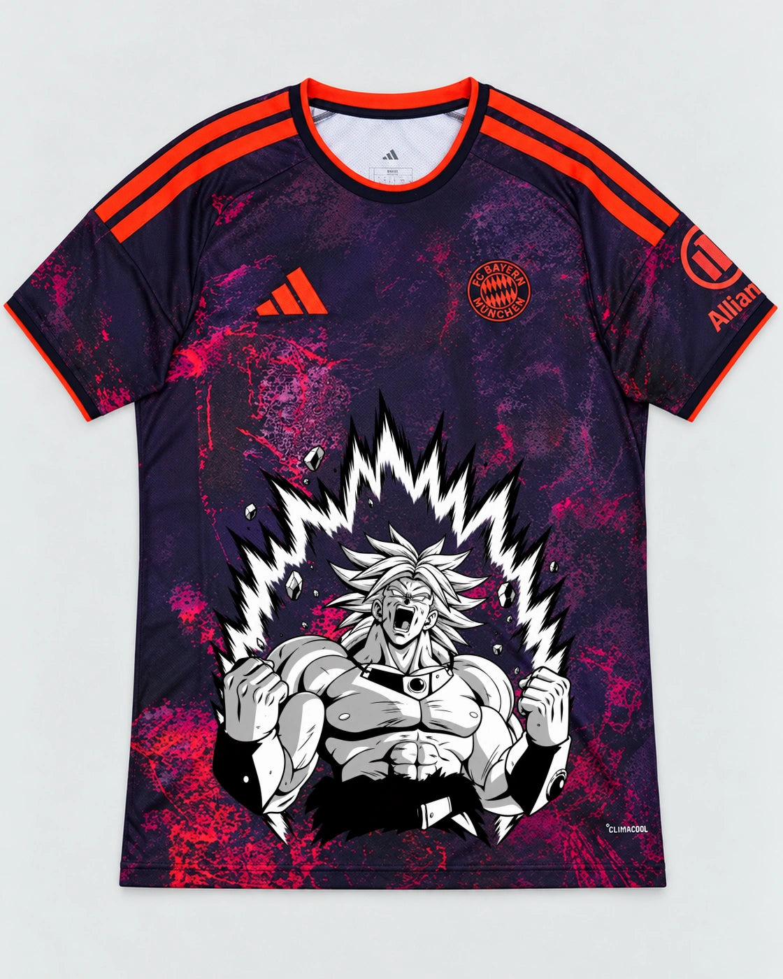 Bayern Munich Dark Broly Dragon Ball Jersey — Front