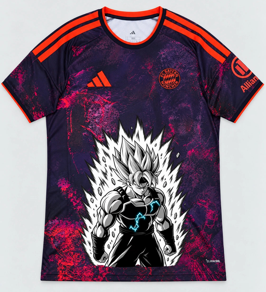 Bayern Munich Dark Super Saiyan Aura Dragon Ball Jersey — Front