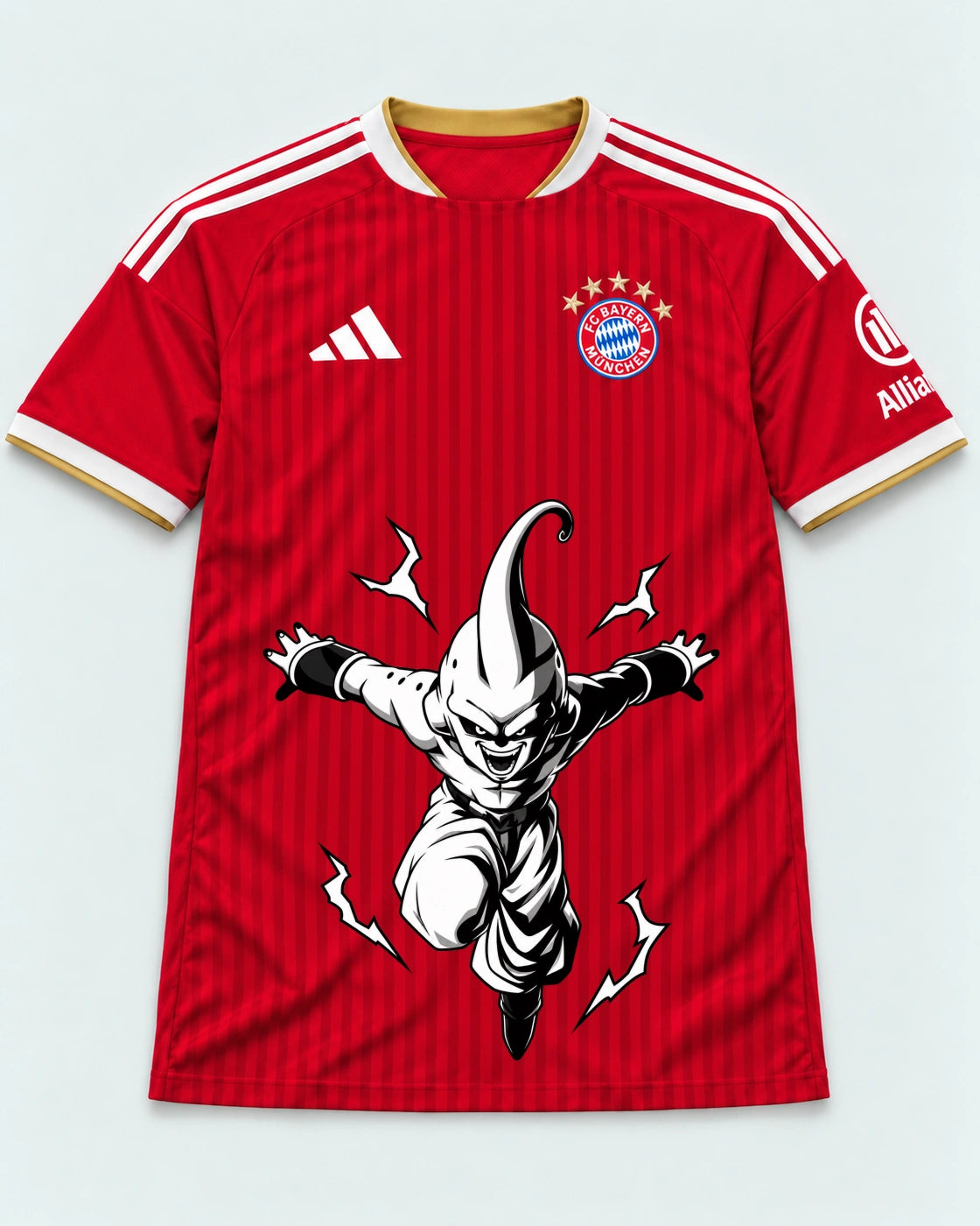 Bayern Munich Red Kid Buu Dragon Ball Jersey — Front
