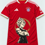 Bayern Munich Red Majin Vegeta Dragon Ball Jersey — Front