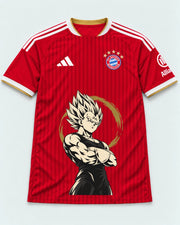 Bayern Munich Red Majin Vegeta Dragon Ball Jersey — Front