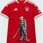 Bayern Munich Red Trunks Sword Dragon Ball Jersey — Front