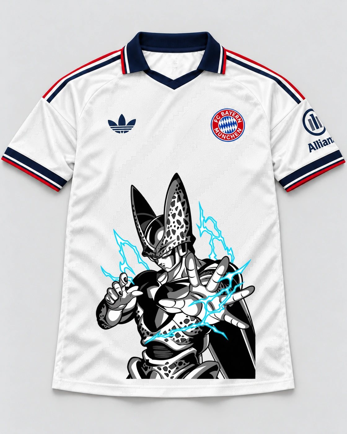 Bayern Munich White Cell Dragon Ball Jersey — Front