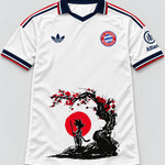 Bayern Munich White Goku Sakura Dragon Ball Jersey — Front