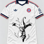 Bayern Munich White Kid Buu Dragon Ball Jersey — Front