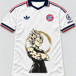Bayern Munich White Majin Vegeta Dragon Ball Jersey — Front