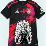 Benfica Black Super Saiyan Aura Dragon Ball Jersey — Front