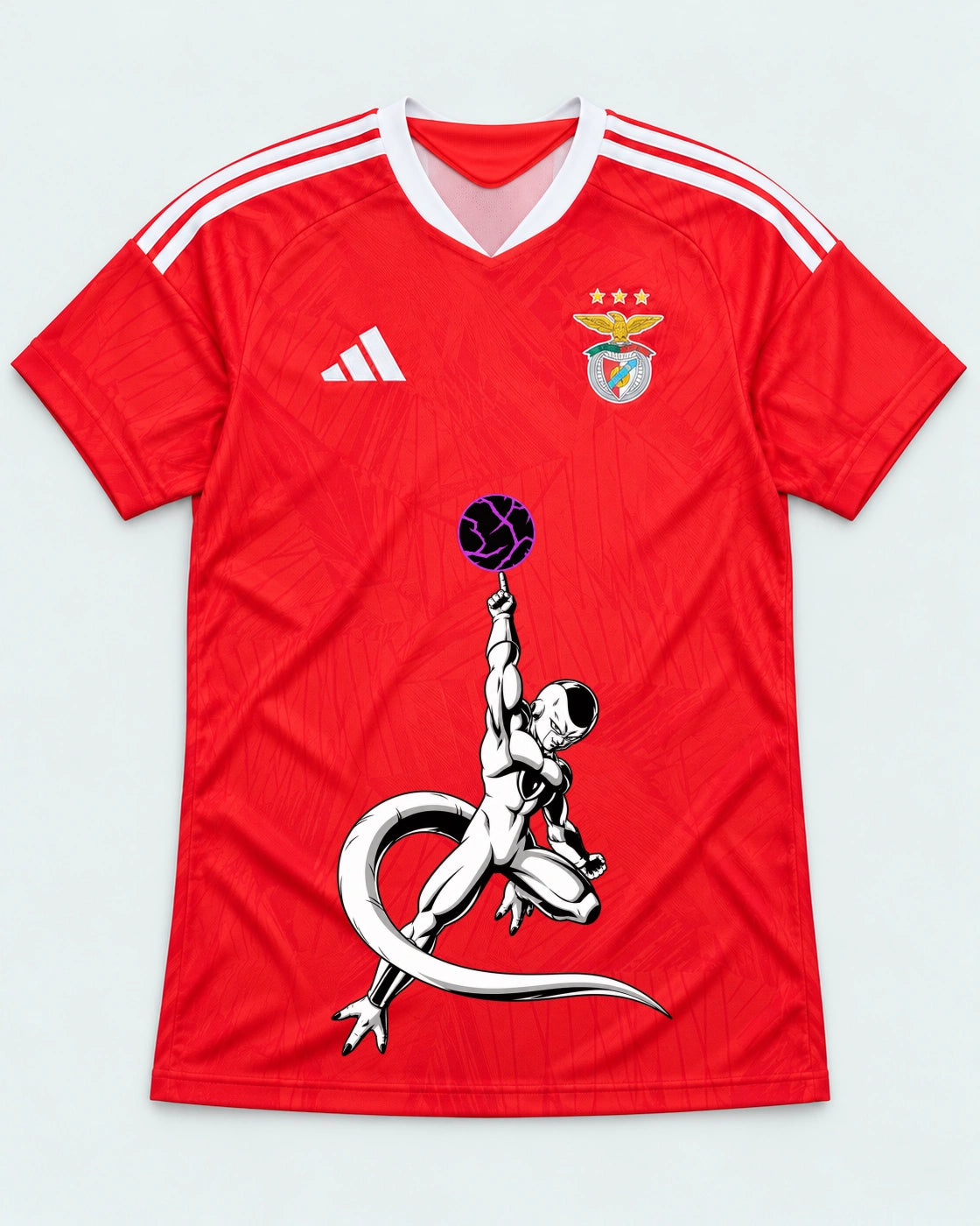 Benfica Red Frieza Death Ball Dragon Ball Jersey — Front