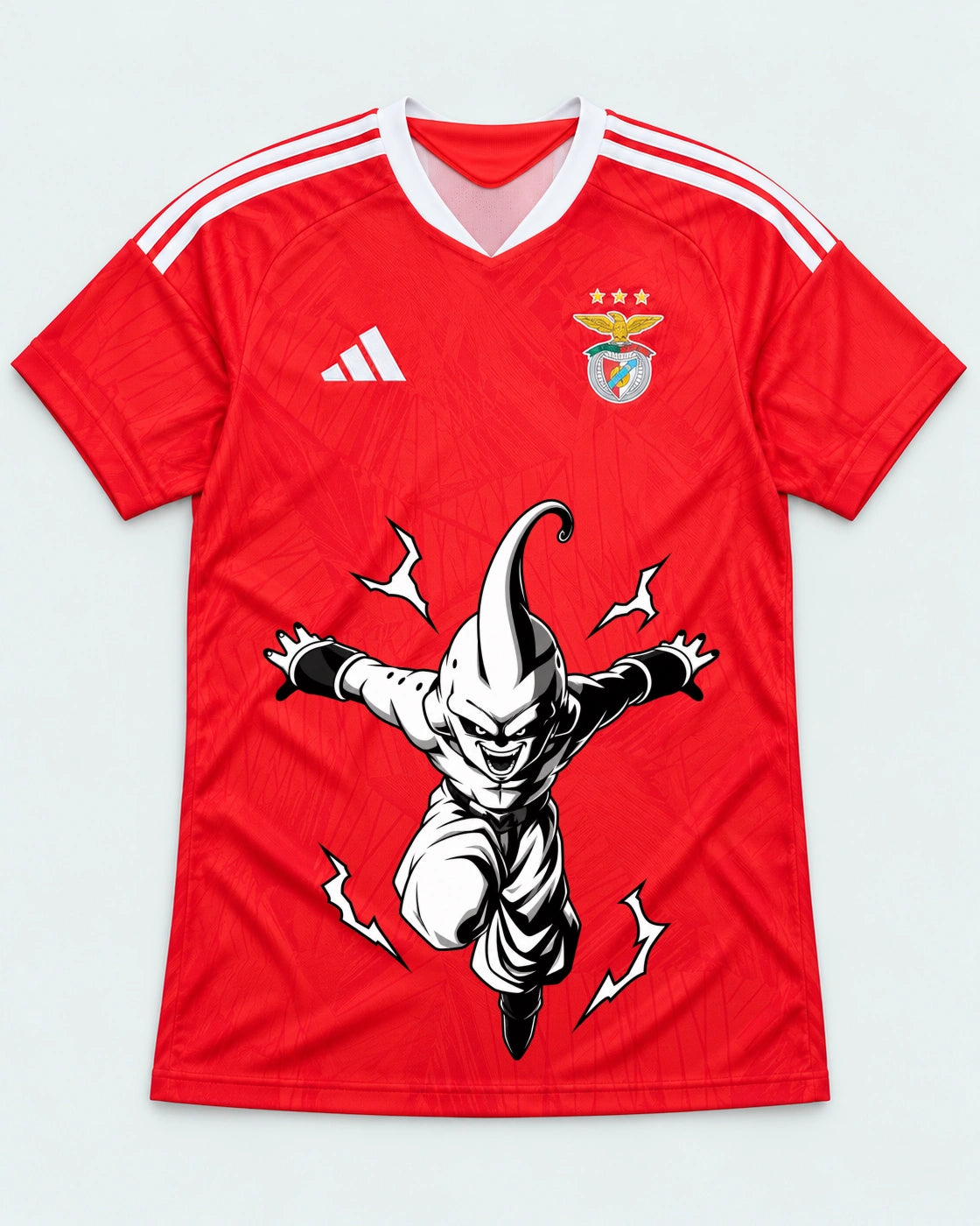 Benfica Red Kid Buu Dragon Ball Jersey — Front