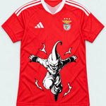 Benfica Red Kid Buu Dragon Ball Jersey — Front
