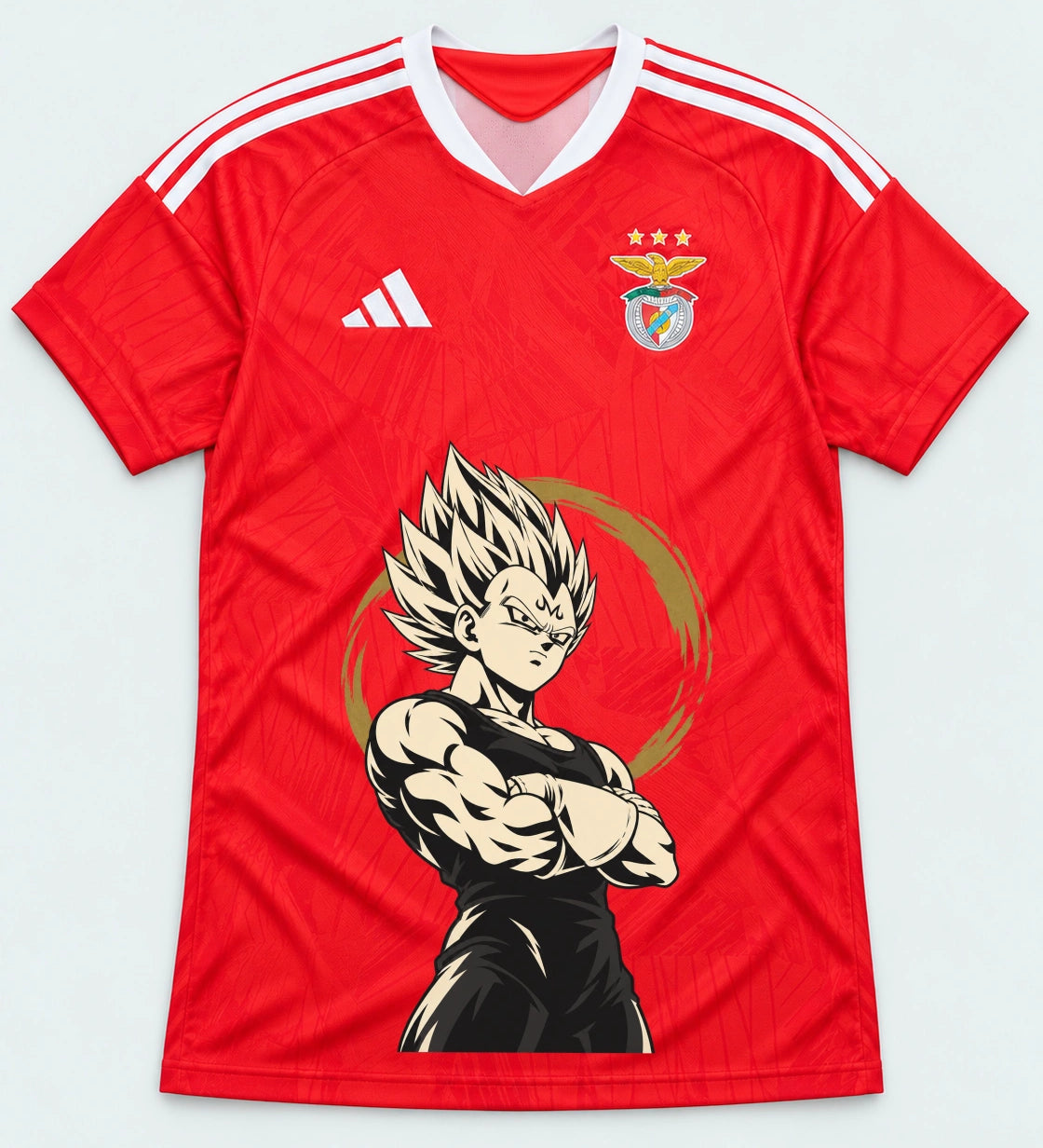 Benfica Red Majin Vegeta Dragon Ball Jersey — Front