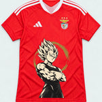 Benfica Red Majin Vegeta Dragon Ball Jersey — Front