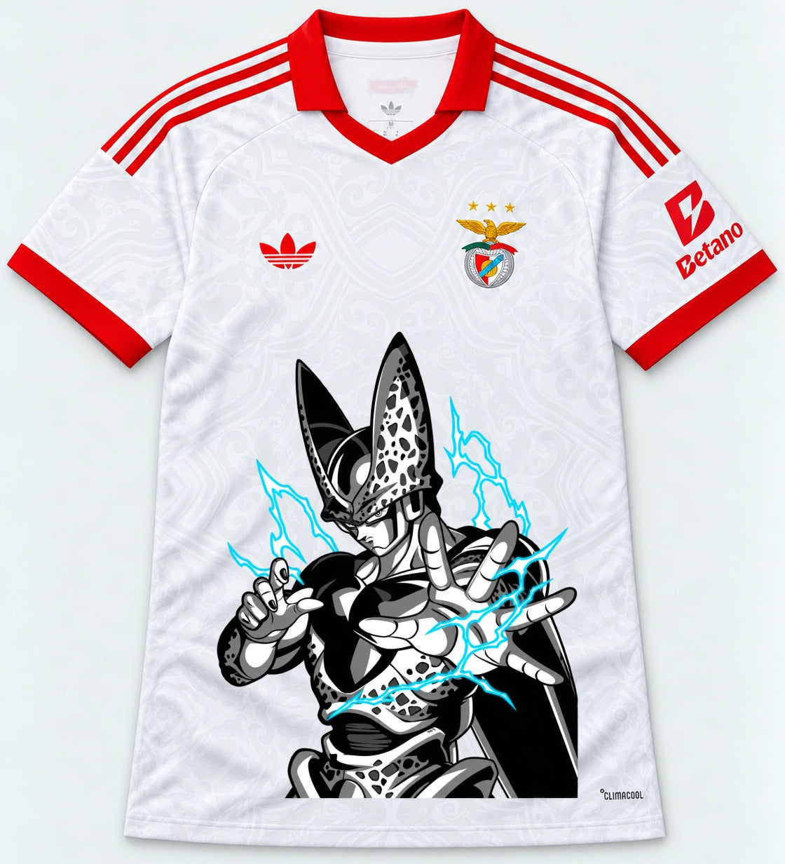 Benfica White Cell Dragon Ball Jersey — Front