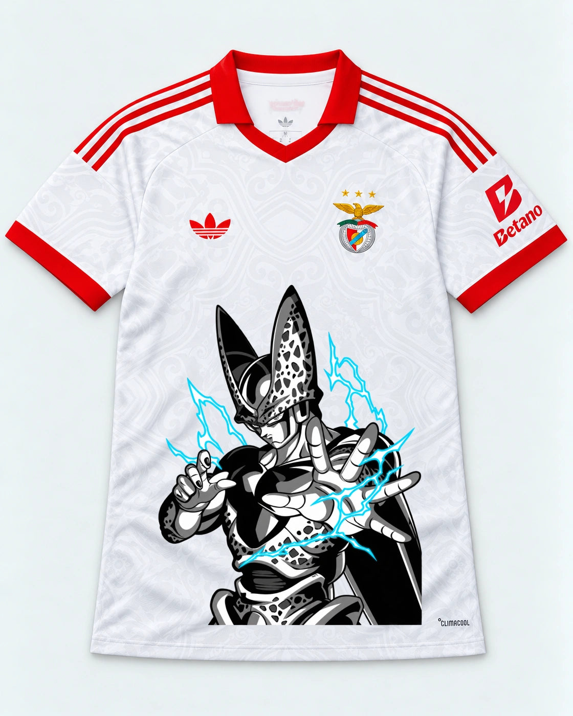 Benfica White Cell Dragon Ball Jersey — Front