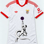 Benfica White Frieza Death Ball Dragon Ball Jersey — Front