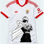 Benfica White Piccolo Cloak Dragon Ball Jersey — Front