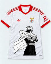 Benfica White Piccolo Cloak Dragon Ball Jersey — Front