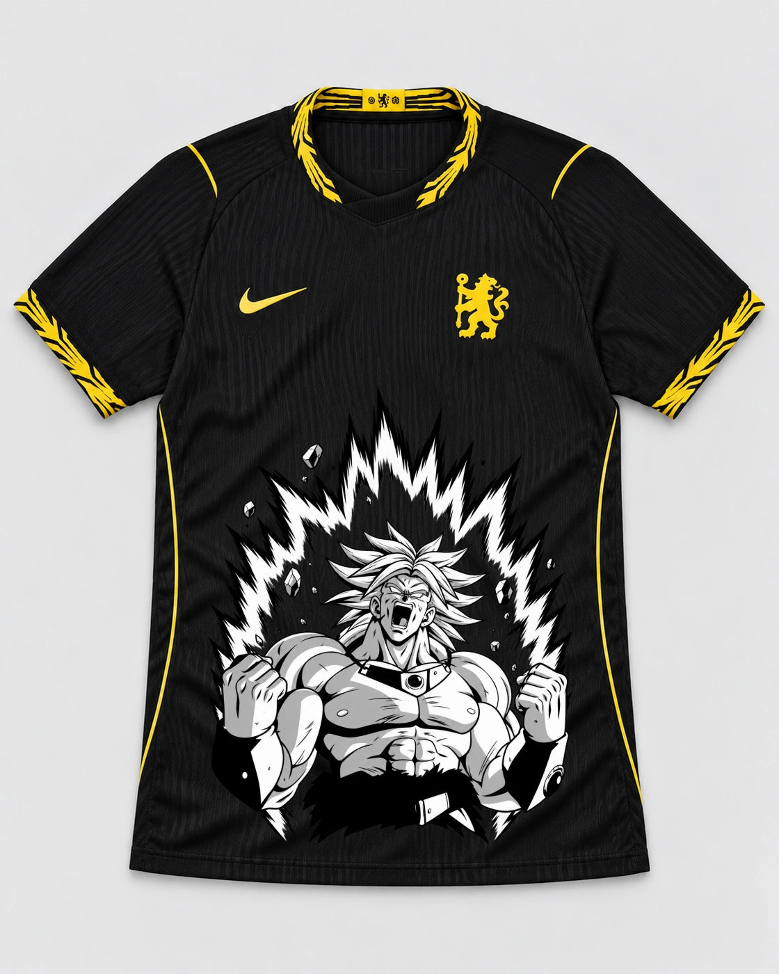 Chelsea Black Broly Dragon Ball Jersey — Front
