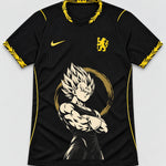 Chelsea Black Majin Vegeta Dragon Ball Jersey — Front
