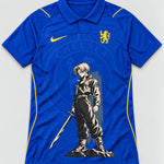 Chelsea Blue Trunks Sword Dragon Ball Jersey — Front