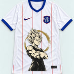 Chelsea White Majin Vegeta Dragon Ball Jersey — Front