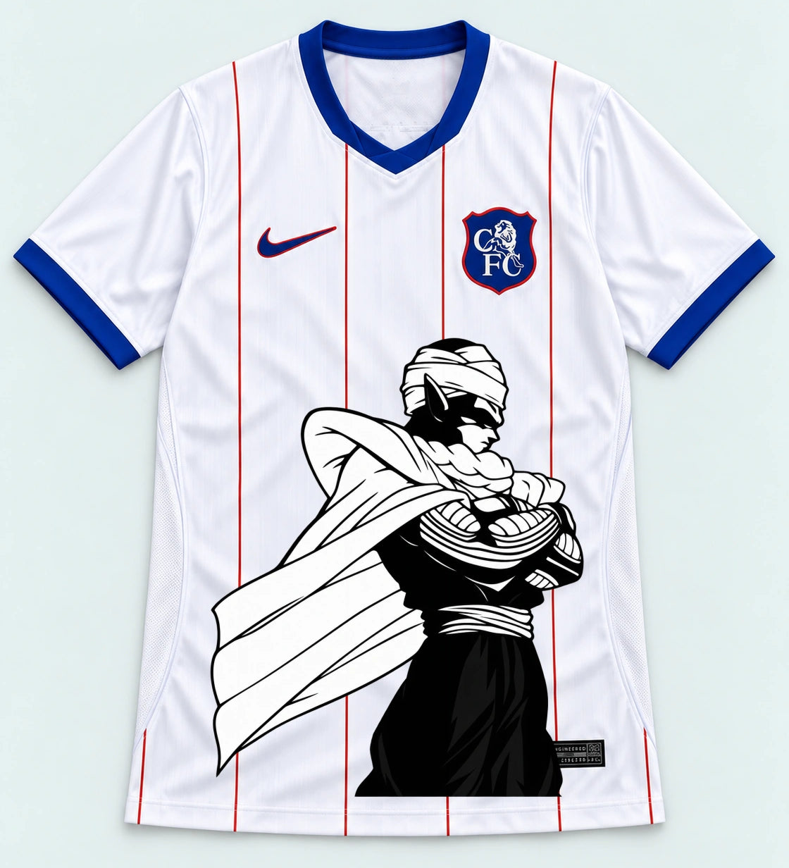 Chelsea White Piccolo Cloak Dragon Ball Jersey — Front