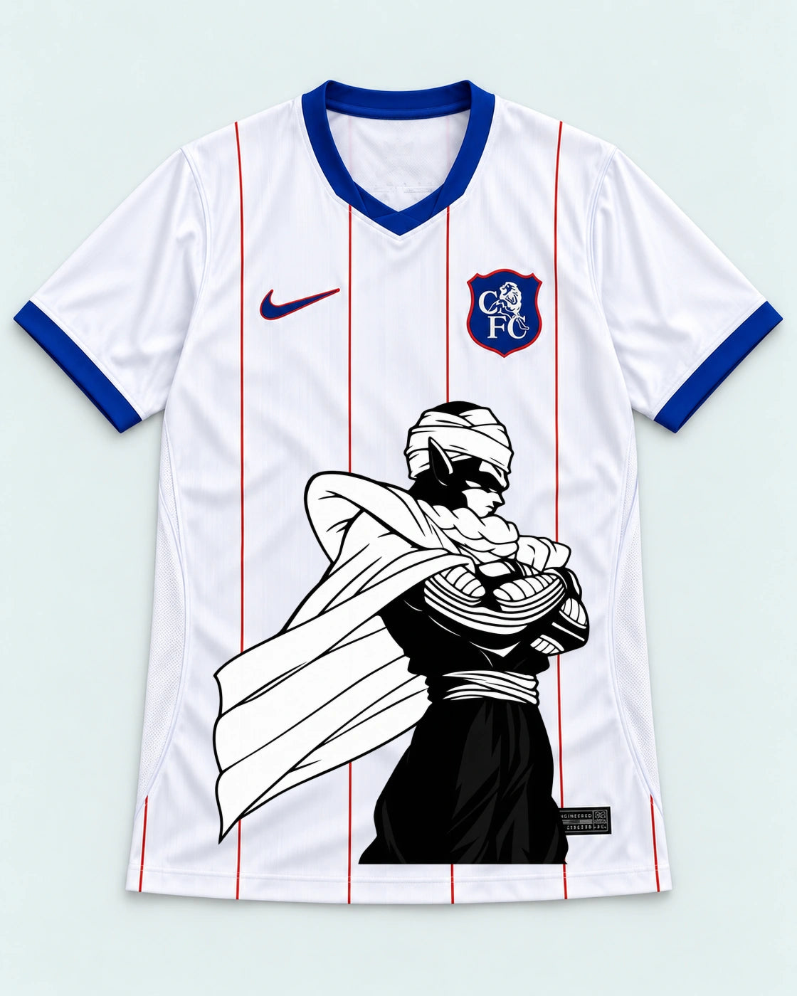 Chelsea White Piccolo Cloak Dragon Ball Jersey — Front