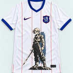 Chelsea White Trunks Sword Dragon Ball Jersey — Front